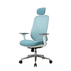 330 a poli la chaise en cuir d'ordinateur de tâche d'infini en aluminium