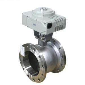 API 6D ステンレス鋼 浮遊式減孔クラス300 電気アクチュエータ付き,上向きフレンズボールバルブ