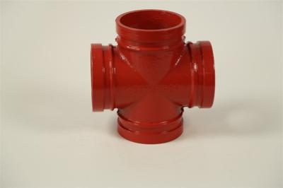 DN60--DN426 4 Way Galvanized Pipe Fitting Female End Type