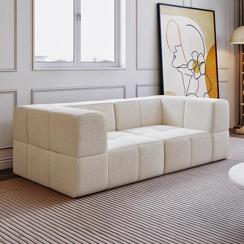Custom Vacuum Packed Compressed Sponge Combination Sofa Ottoman Set Modular Sectional Couch Compressed Sofa Set for Home