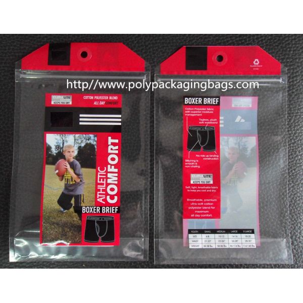 Waterproof Foil Ziplock Bags Resealable Foil Pouches for Underpants