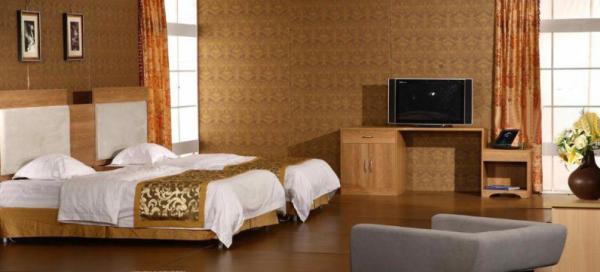 MDF Hotel and Luxury Apartment Furniture,Fabric Pad,Solid Headboard,Mattress,TV Stand/Cabinet,Luggage Table,Desk,