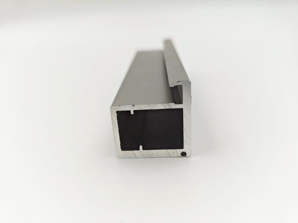 Custom Powder Coated Aluminum Profile Frame , 6063 Aluminum Profile For Cabinet Doors