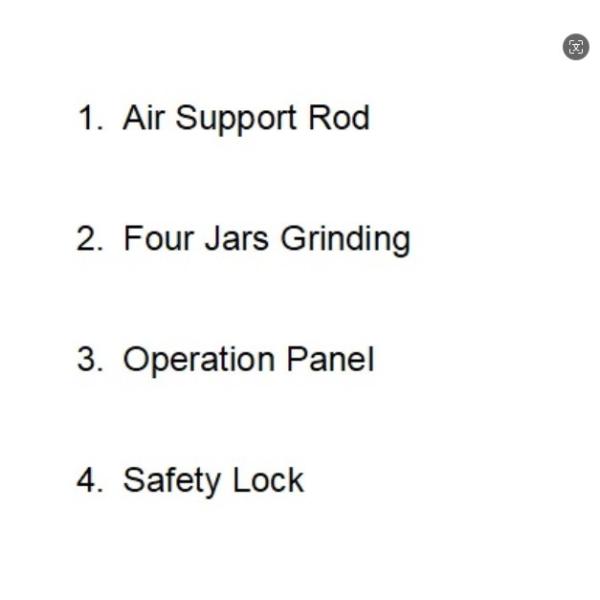 Kingda Light Type Horizontal Lab Planetary Ball Mill