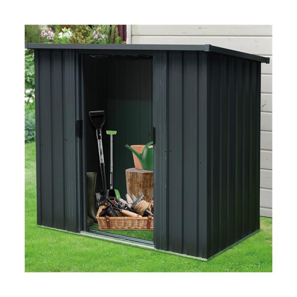 DIY Small Metal Outdoor Storage Cabinet 24KG 22KG L86 x  W147 x H134cm
