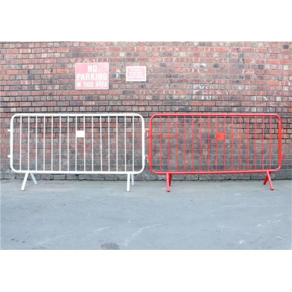 sports portable US standard white powder coating crowd control barriers