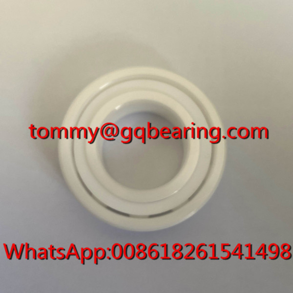 Nylon Cage 6005CE ZrO2 Ceramic Deep Groove Ball Bearing Thickness 20mm