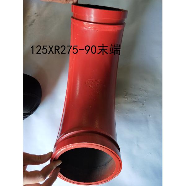 13759028 Couleur rouge bout de coude 125*R275-90 pour pompe à béton