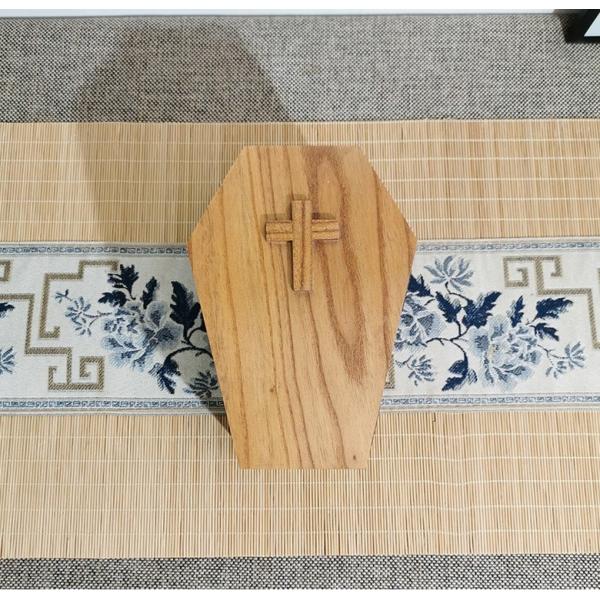 Pet Columbarium Cremation Ashes Urn for Cats Dogs Birds in Stocked Wood Casket