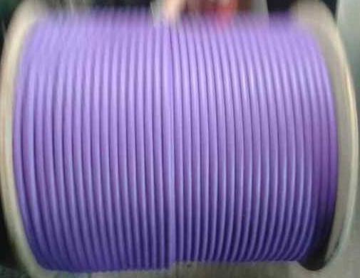 0.58Mm BC CCU DC 100% copper Lan Cat6 SFTP Cable purple LSZH 100 foot cat 6 cable