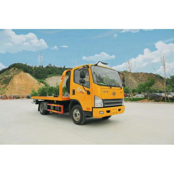 4700mm Base de ruedas 6-Tier Dongfeng 4x2 Camino de emergencia camión destrozador de elevadores de cama plana remolque