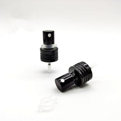 Metal Black Thread 24mm Crimp Spray Pump Head For Perfume Bottles