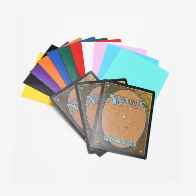 50 / 60 / 100 Pcs Manos de cartão preto Toploaders para cartão de negociação Sealing Manel Top Open