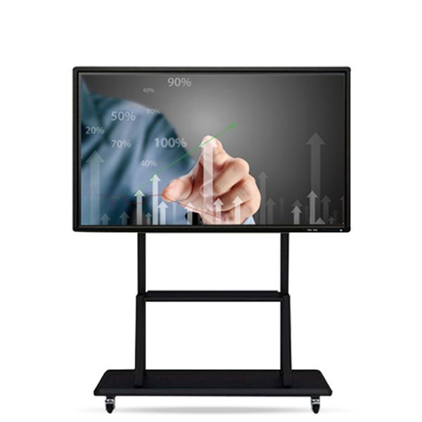 55 65 75 86 Inch Interactive Whiteboard 20 Points Touch Smart Board Digital Electronic Screen for School Office OEM