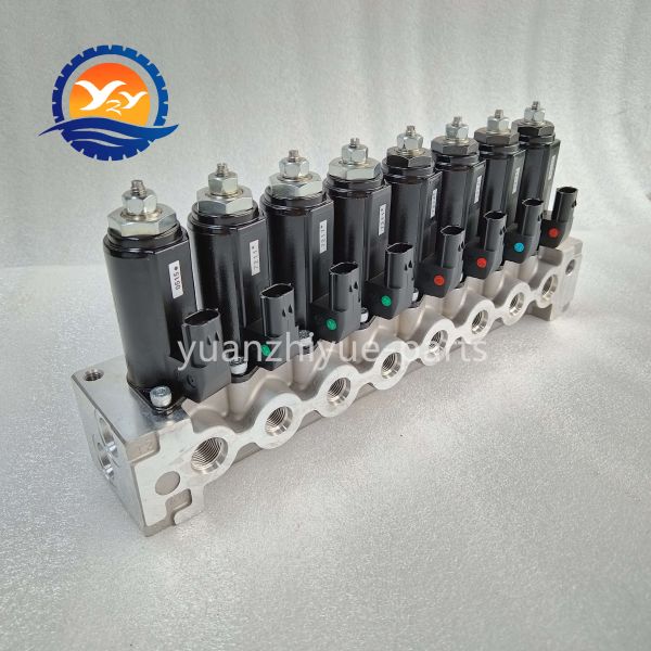 SK200 Solenoid Valve Assy YN35V00047F1 for Kobelco SK200-8 SK250-8 SK350-8 Excavator Solenoid Valve Parts