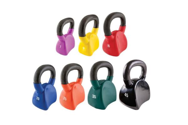 Indoor Vinyl Neoprene Kettlebell Professional Free Weights Exercise Equipment