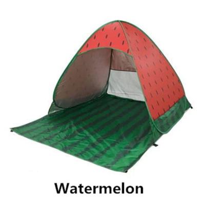 Sautez la tente de protection solaire de plage imperméabilisent 1500mm ombre de Sun de 2 ou 3 personnes