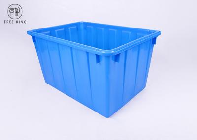 W120l Printed Stackable Strong Plastic Storage Containers  HDPE Injection Molded