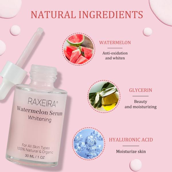 1oz Organic Watermelon Face Serum Whitening Hydrating Moisturizer