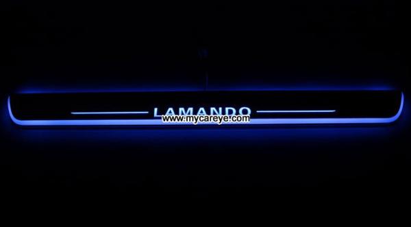 Volkswagen VW Lamando car parts retrofit LED moving lights car door scuff