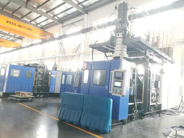 Traffic Barrier Extrusion Blow Molding Machine 380V For Open Top Drums