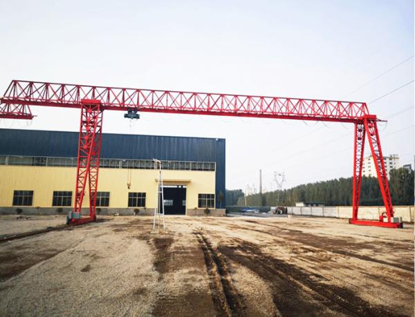 5t ~ 20t Light Duty Q345 Steel Single Girder Gantry Crane Customized