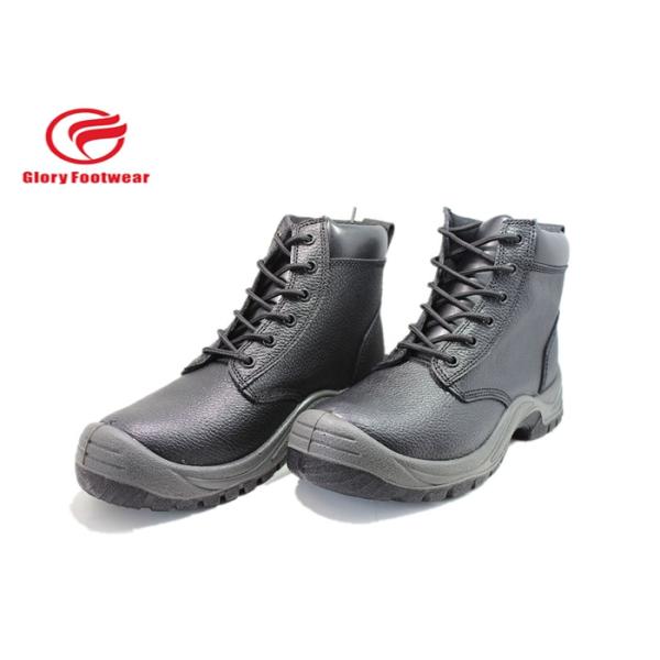 Men Split Leather Safety Shoes For Chemical Industry 1.8 - 2.0MM Mesh Lining