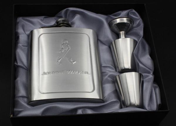 Customized 7 Oz Liquor Hip Flask , Warm Wine Bottle Stainless Steel Alcohol Flask