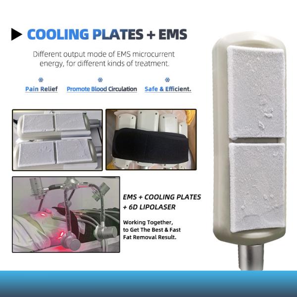 Потеря веса машины 6Д Крйолиполиз ЭМС Криотерапии Липоласер жирная замерзая
