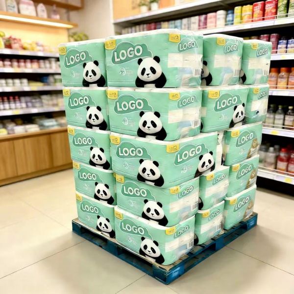 High Quality Custom Bulk 2 3 4 Ply Ultra Soft Strong Unbleached Bathroom Toilet Paper Jumbo Roll Packaging Bags