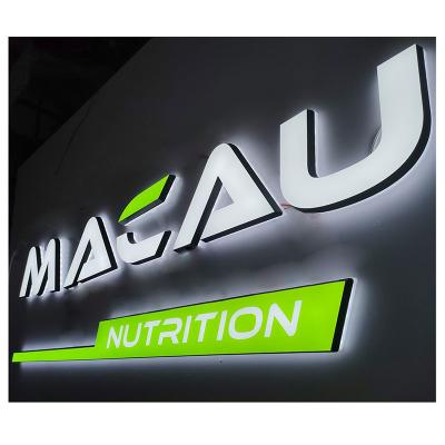 Custom Acrylic Face Lit Sign Making Lettering Store Logo 3D Shop Led Board Sign