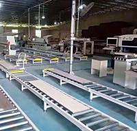 Belt Speed 0-10 m/min Heavy-Duty Roller Conveyor Line for Steel Mills Frame Width 500 mm/Customized
