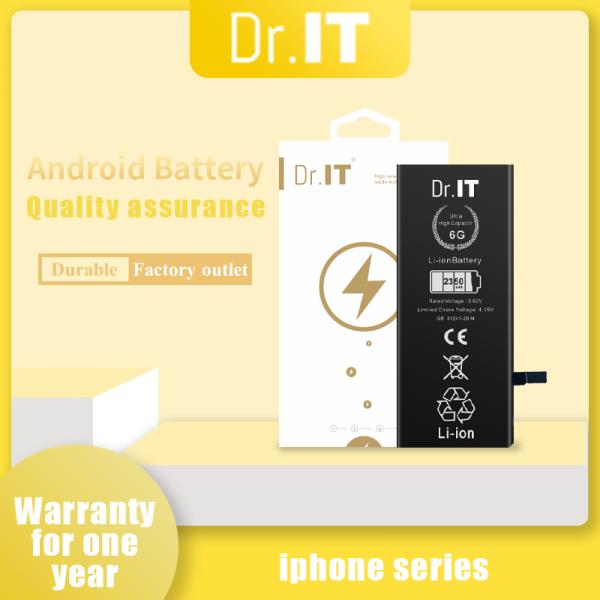 Orginal 1900mAh 6G Lithium Iphone Battery 3.85V High Safety Level