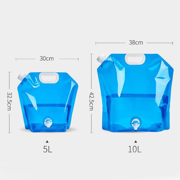 Outdoor Collapsible Foldable Folding Car Water Bags Container Camping Hiking Portable Survival Storage Carrier Bag