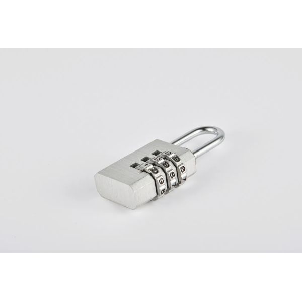 Custom Logo Anti-Theft 3-Digit Password Combination Padlock Gym Use Durable High Safety Solid Aluminum 60mm Model 213 4 Code