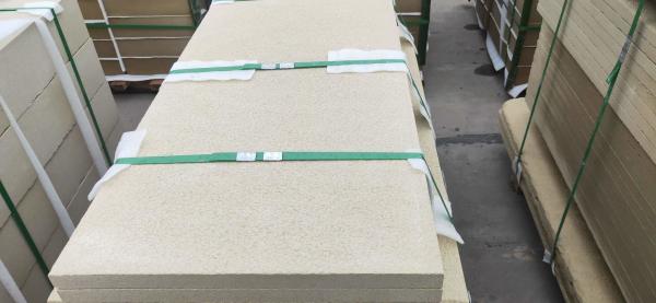 Bush Hammered Face Beige Sandstone Paving Slabs Garden Sandstone Slabs