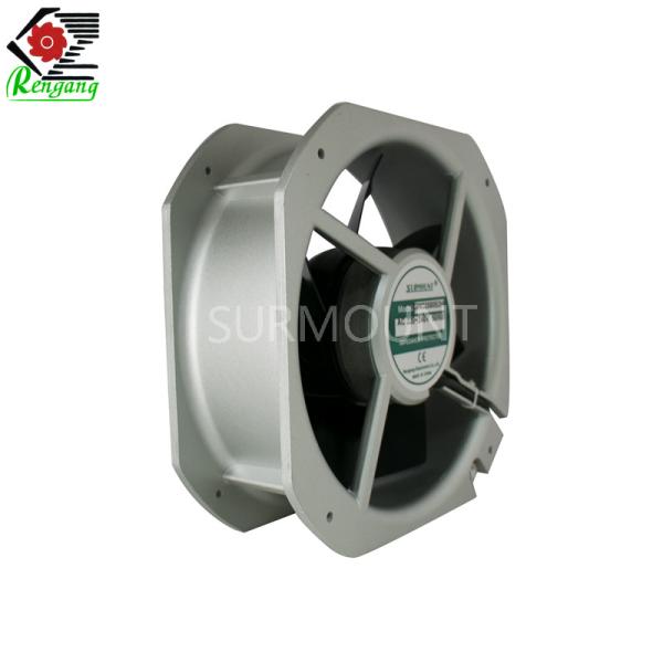 225x225x80mm 75W Metal Blade Fans , Axial Flow Blower Ball Bearing With Copper
