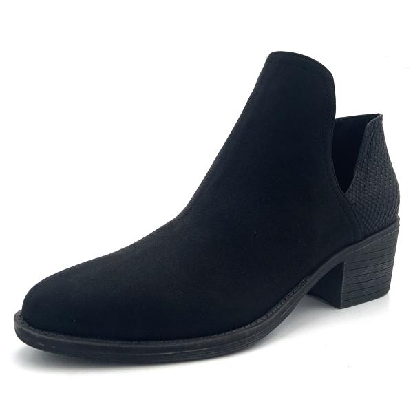 Резиновые женские ботинки с подставкой