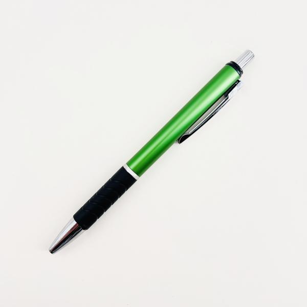 Non-slip Rubber Pen Grip Aluminum Ballpoint Pen Lightweight Colorful Metal Ball Pen