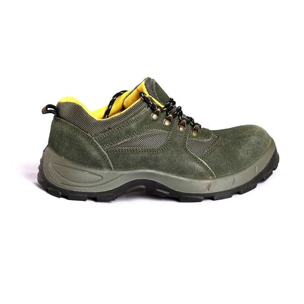 EU 36-47 Low Cut Safety Shoes With Nylon Fabric Gusset And Rubber Sole Material