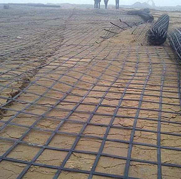 HDPE Biaxial Plastic Geogrid for Roadbed Reinforcement