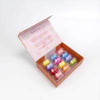 Caixas de empacotamento do chocolate dobrável feito sob encomenda de Macaron com bandeja da bolha