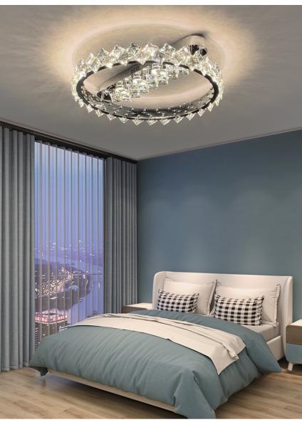 Luxury Crystal Pendant Lamps Home Decoration Bedroom Dining Living Room Round Ceiling Light(WH-CA-105)
