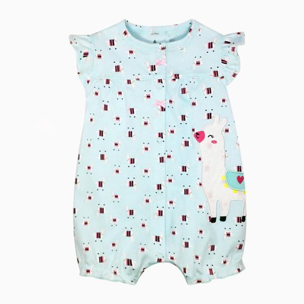 Printing Baby Clothes Summer Onesies Baby Clothes Short Sleeve Girl Rompers for Sale