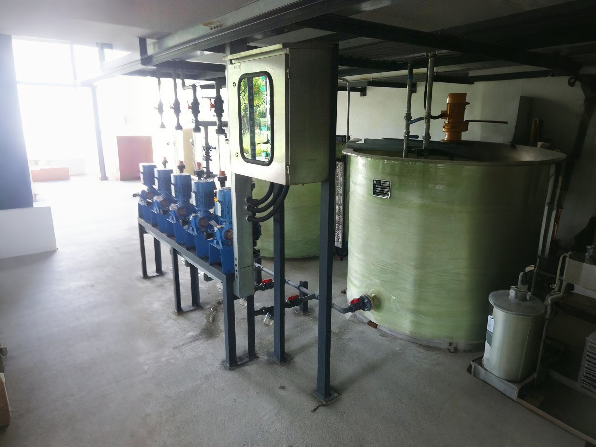 Pompe doseuse industrielle pour acides et alcalis, centrales municipales, système de dosage chimique automatique