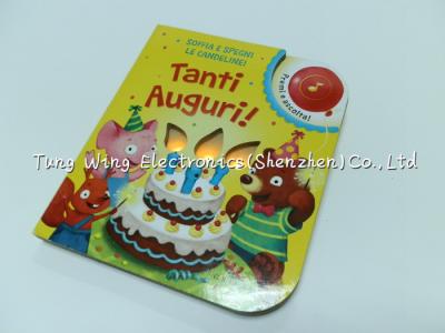 Módulo sadio de piscamento de cintilação do bebê das luzes com músicas engraçadas do aniversário