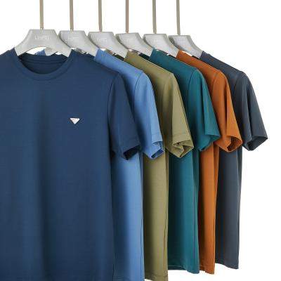 Camiseta curta de homem personalizada 170-210 gramas Secagem rápida e remoção de umidade