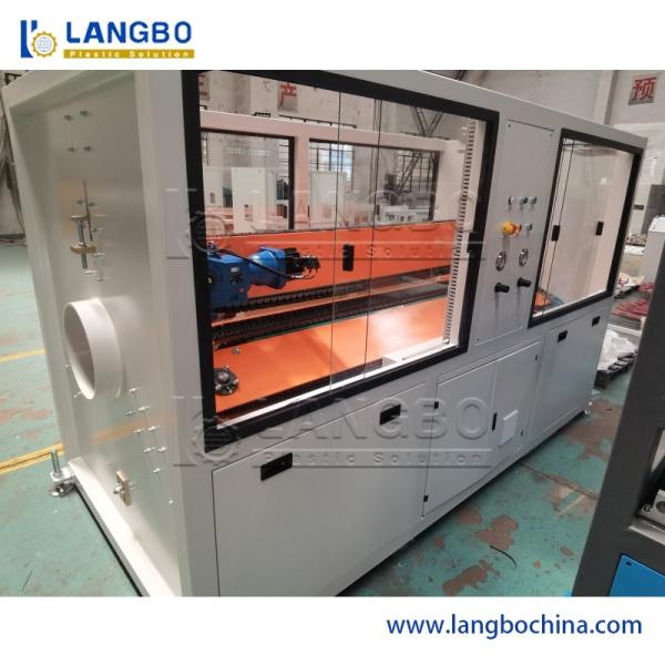 PVC Pipe Extrusion Line with Twin Screw Extruder for 75-250mm Pipe Diameter Full-Automatically Production