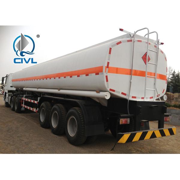 Fuel Oil Liquid Tanker Truck Semi Trailer Threeaxle Fuel Tanker Semi Trailer
