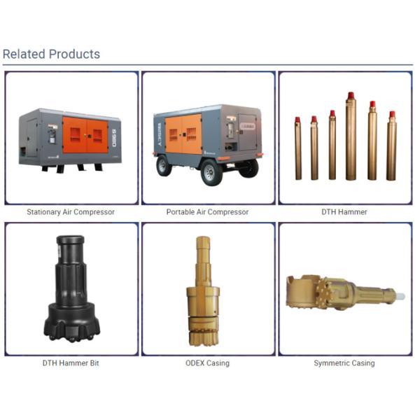 22000 Ротационный крутящий момент стальной рельсовой буровой машины для бурения 105-800 мм